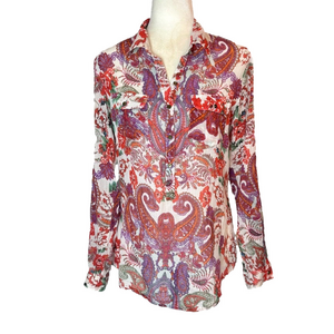 Cotton Daisy paisley shirt